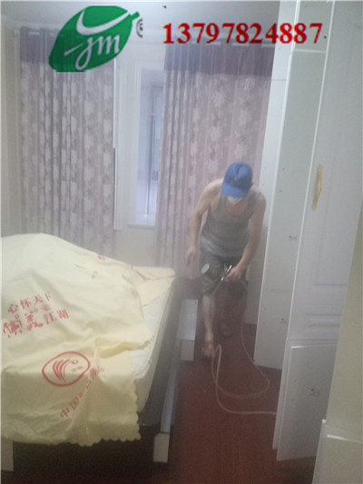 2025年8月十堰房縣半島灣新房裝修污染甲醛檢測治理施工中！